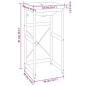 vidaXL Badezimmer-Waschtischgestell mit Waschbecken Schwarz Eisen vidaXL Badezimmer-Waschtischgestell mit Waschbecken Schwarz Eisen