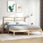 vidaXL Massivholzbett 135x190 cm vidaXL Massivholzbett 135x190 cm
