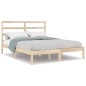 vidaXL Massivholzbett 135x190 cm vidaXL Massivholzbett 135x190 cm