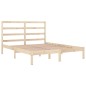 vidaXL Massivholzbett 135x190 cm vidaXL Massivholzbett 135x190 cm