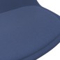vidaXL Esszimmerstühle 2 Stk. Drehbar Blau Stoff vidaXL Esszimmerstühle 2 Stk. Drehbar Blau Stoff
