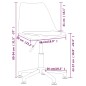 vidaXL Esszimmerstühle 2 Stk. Drehbar Blau Stoff vidaXL Esszimmerstühle 2 Stk. Drehbar Blau Stoff