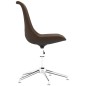 vidaXL Esszimmerstühle 2 Stk. Drehbar Braun Stoff vidaXL Esszimmerstühle 2 Stk. Drehbar Braun Stoff
