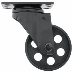Mac Lean Lenkrolle 92 mm 4 Stk. Schwarz
