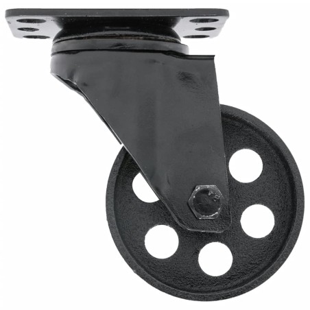 Mac Lean Lenkrolle 92 mm 4 Stk. Schwarz