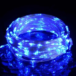 vidaXL LED-Lichterdraht 40 m 400 LED Blau 8 Funktionen