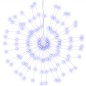 vidaXL Weihnachtsbeleuchtungen Feuerwerk 2 Stk. 140 LEDs Blau 17 cm vidaXL Weihnachtsbeleuchtungen Feuerwerk 2 Stk. 140 LEDs Blau 17 cm