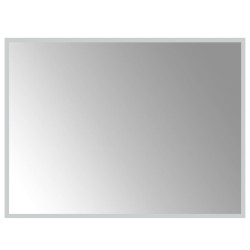 vidaXL LED-Badspiegel 80x60 cm