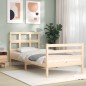 vidaXL Massivholzbett mit Kopfteil 90x200 cm vidaXL Massivholzbett mit Kopfteil 90x200 cm