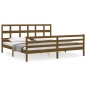 vidaXL Massivholzbett mit Kopfteil Honigbraun 200x200 cm vidaXL Massivholzbett mit Kopfteil Honigbraun 200x200 cm