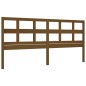 vidaXL Massivholzbett mit Kopfteil Honigbraun 200x200 cm vidaXL Massivholzbett mit Kopfteil Honigbraun 200x200 cm