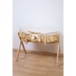 CHILDHOME Moseskorb Raffiabast mit Matratze und Bezug Cremeweiß CHILDHOME Moseskorb Raffiabast mit Matratze und Bezug Cremeweiß