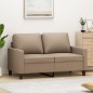 vidaXL 2-Sitzer-Sofa Cappuccino-Braun 120 cm Kunstleder vidaXL 2-Sitzer-Sofa Cappuccino-Braun 120 cm Kunstleder