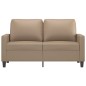 vidaXL 2-Sitzer-Sofa Cappuccino-Braun 120 cm Kunstleder vidaXL 2-Sitzer-Sofa Cappuccino-Braun 120 cm Kunstleder
