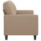 vidaXL 2-Sitzer-Sofa Cappuccino-Braun 120 cm Kunstleder vidaXL 2-Sitzer-Sofa Cappuccino-Braun 120 cm Kunstleder