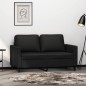 vidaXL 2-Sitzer-Sofa Schwarz 120 cm Kunstleder vidaXL 2-Sitzer-Sofa Schwarz 120 cm Kunstleder