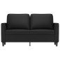 vidaXL 2-Sitzer-Sofa Schwarz 120 cm Kunstleder vidaXL 2-Sitzer-Sofa Schwarz 120 cm Kunstleder
