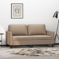 vidaXL 2-Sitzer-Sofa Cappuccino-Braun 140 cm Kunstleder vidaXL 2-Sitzer-Sofa Cappuccino-Braun 140 cm Kunstleder