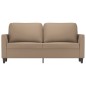 vidaXL 2-Sitzer-Sofa Cappuccino-Braun 140 cm Kunstleder vidaXL 2-Sitzer-Sofa Cappuccino-Braun 140 cm Kunstleder