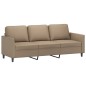 vidaXL 3-Sitzer-Sofa Cappuccino-Braun 180 cm Kunstleder vidaXL 3-Sitzer-Sofa Cappuccino-Braun 180 cm Kunstleder
