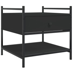 vidaXL Couchtisch Schwarz 50x50x50 cm Holzwerkstoff