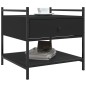 vidaXL Couchtisch Schwarz 50x50x50 cm Holzwerkstoff vidaXL Couchtisch Schwarz 50x50x50 cm Holzwerkstoff