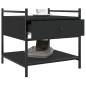 vidaXL Couchtisch Schwarz 50x50x50 cm Holzwerkstoff vidaXL Couchtisch Schwarz 50x50x50 cm Holzwerkstoff