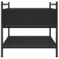 vidaXL Couchtisch Schwarz 50x50x50 cm Holzwerkstoff vidaXL Couchtisch Schwarz 50x50x50 cm Holzwerkstoff