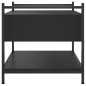 vidaXL Couchtisch Schwarz 50x50x50 cm Holzwerkstoff vidaXL Couchtisch Schwarz 50x50x50 cm Holzwerkstoff