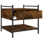 vidaXL Couchtisch Räuchereiche 50x50x50 cm Holzwerkstoff vidaXL Couchtisch Räuchereiche 50x50x50 cm Holzwerkstoff