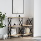 vidaXL Konsolentisch Sonoma-Eiche 100x28x80,5 cm Holzwerkstoff vidaXL Konsolentisch Sonoma-Eiche 100x28x80,5 cm Holzwerkstoff