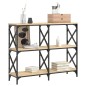 vidaXL Konsolentisch Sonoma-Eiche 100x28x80,5 cm Holzwerkstoff vidaXL Konsolentisch Sonoma-Eiche 100x28x80,5 cm Holzwerkstoff