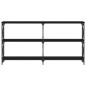 vidaXL Konsolentisch Schwarz 200x28x80,5 cm Holzwerkstoff vidaXL Konsolentisch Schwarz 200x28x80,5 cm Holzwerkstoff