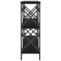vidaXL Konsolentisch Schwarz 200x28x80,5 cm Holzwerkstoff vidaXL Konsolentisch Schwarz 200x28x80,5 cm Holzwerkstoff