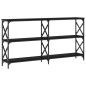 vidaXL Konsolentisch Schwarz 200x28x80,5 cm Holzwerkstoff vidaXL Konsolentisch Schwarz 200x28x80,5 cm Holzwerkstoff