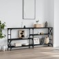 vidaXL Konsolentisch Schwarz 180x29x76,5 cm Holzwerkstoff vidaXL Konsolentisch Schwarz 180x29x76,5 cm Holzwerkstoff