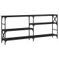 vidaXL Konsolentisch Schwarz 180x29x76,5 cm Holzwerkstoff vidaXL Konsolentisch Schwarz 180x29x76,5 cm Holzwerkstoff