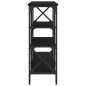 vidaXL Konsolentisch Schwarz 180x29x76,5 cm Holzwerkstoff vidaXL Konsolentisch Schwarz 180x29x76,5 cm Holzwerkstoff