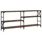 vidaXL Konsolentisch Räuchereiche 180x29x76,5 cm Holzwerkstoff vidaXL Konsolentisch Räuchereiche 180x29x76,5 cm Holzwerkstoff