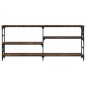 vidaXL Konsolentisch Räuchereiche 180x29x76,5 cm Holzwerkstoff vidaXL Konsolentisch Räuchereiche 180x29x76,5 cm Holzwerkstoff