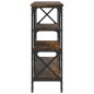 vidaXL Konsolentisch Räuchereiche 180x29x76,5 cm Holzwerkstoff vidaXL Konsolentisch Räuchereiche 180x29x76,5 cm Holzwerkstoff