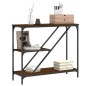 vidaXL Konsolentisch Braun Eichen-Optik 88,5x30x75 cm Holzwerkstoff