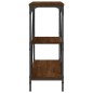 vidaXL Konsolentisch Braun Eichen-Optik 88,5x30x75 cm Holzwerkstoff