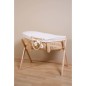 CHILDHOME Moseskorb mit Matratze und Bezug Natur Cremeweiß CHILDHOME Moseskorb mit Matratze und Bezug Natur Cremeweiß