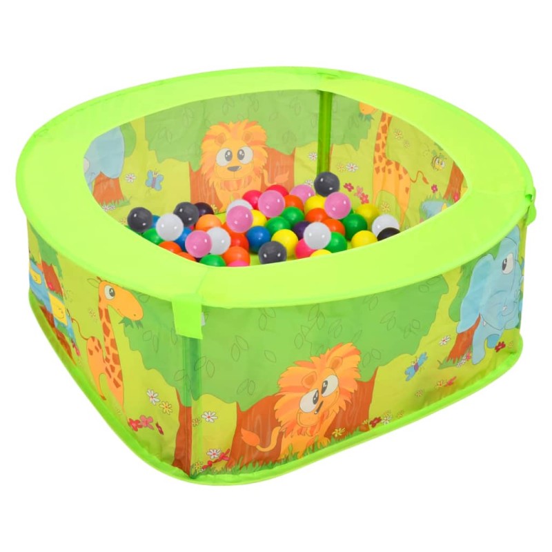 vidaXL Bällebad mit 300 Bällen 75x75x32 cm vidaXL Bällebad mit 300 Bällen 75x75x32 cm