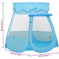 vidaXL Kinder-Spielzelt mit 250 Bällen Blau 102x102x82 cm vidaXL Kinder-Spielzelt mit 250 Bällen Blau 102x102x82 cm