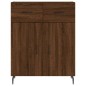 vidaXL Highboard Braun Eichen-Optik 69,5x34x180 cm Holzwerkstoff vidaXL Highboard Braun Eichen-Optik 69,5x34x180 cm Holzwerkstoff
