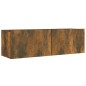vidaXL 4-tlg. TV-Schrank-Set Räuchereiche Holzwerkstoff vidaXL 4-tlg. TV-Schrank-Set Räuchereiche Holzwerkstoff