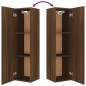 vidaXL 4-tlg. TV-Schrank-Set Braun Eichen-Optik Holzwerkstoff vidaXL 4-tlg. TV-Schrank-Set Braun Eichen-Optik Holzwerkstoff