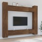 vidaXL 8-tlg. TV-Schrank-Set Braun Eichen-Optik Holzwerkstoff vidaXL 8-tlg. TV-Schrank-Set Braun Eichen-Optik Holzwerkstoff